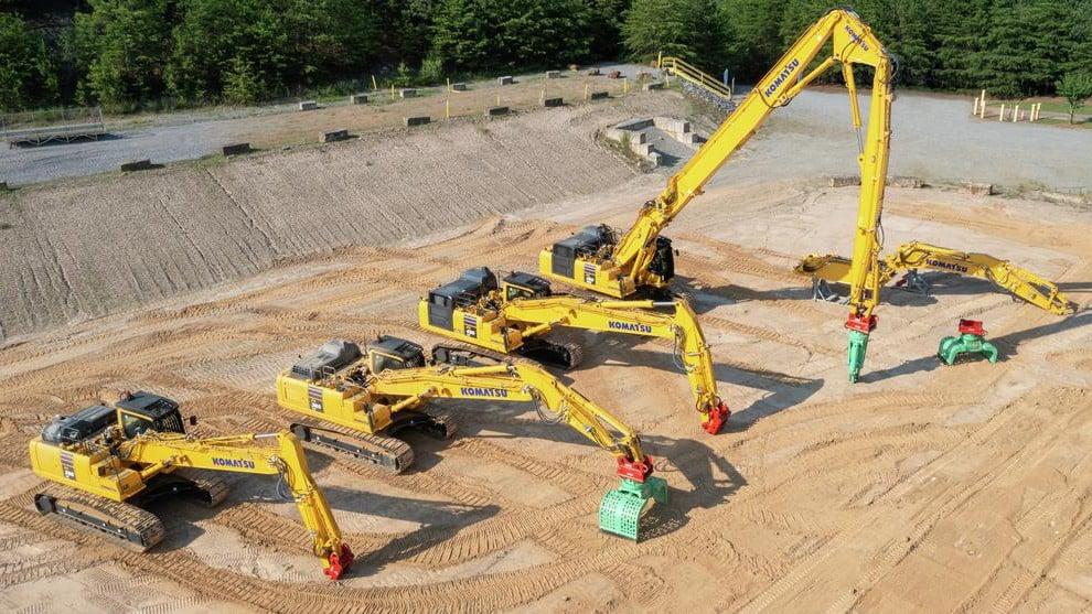 Komatsu lanza una nueva línea de excavadoras de demolición en Norteamérica | Mundo Ingeniería