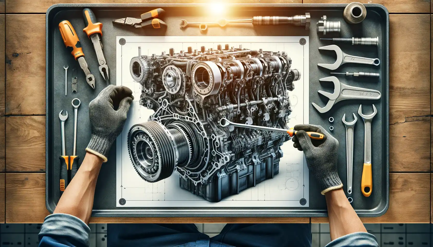 Portada: Engranajes, Caja y Respiradero del cárter: Caterpillar 3116 y 3126